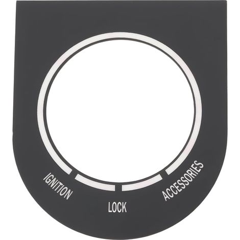 Plaque Autocollante de Cache-Interrupteur de Tableau de Bord 71302-93A Compatible avec H-Arley Softail FXST 1996-2017 53x79x91mm (1/5)