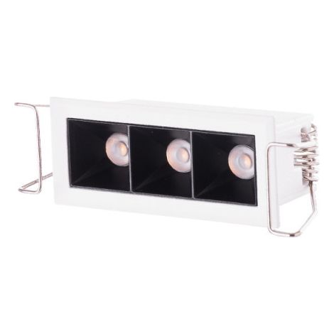 Faretto LED da incasso 4W 306Lm 4200ºK Rettangolare PRO SMD3030 50.000H [JW-4W-MW] (1/3)
