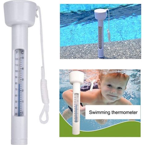 Thermometre Flottant Pour Piscine - Plage Intérieure Extérieure Spa - Plage De Bain Bébé - Plage Thermique 0 À 50 °C - PVC - 1 Pièce (1/5)