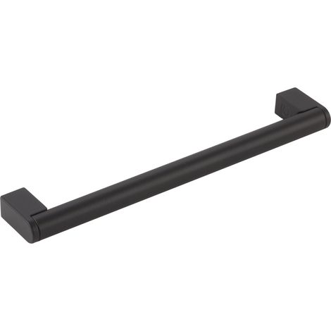 Citterio Griff Arges LA 192mm - Designer Möbelgriff Breite 207mm - Griff für Möbel, Stahl / Zinkdruckguss schwarz matt (1/3)