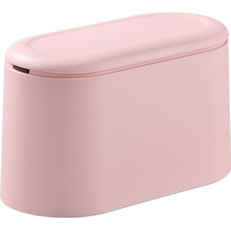 Poubelle - Poubelle À Couvercle - Design Compact - Pour Evier Bureau Ou Table - 1,9 L - 22 X 11 X 13 Cm (1/5)