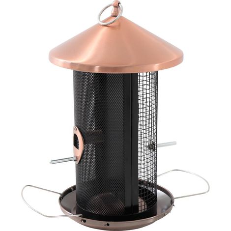Futtersäule für Nüsse und Mischfutter Kupfer-Serie (1/4)
