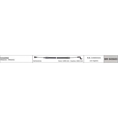 MOWOX Rasenmäher PM4635S PM4645S Selbstfahrerkabel 1300 mm Kabelmantel 1052 mm
