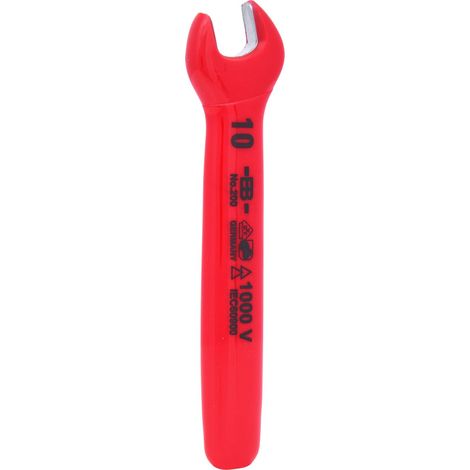 Clé plate avec revêtement isolant, 10 mm (1/3)