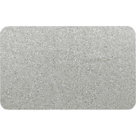 Tapis de Bain Ultra-Absorbant "Granite" 50x80cm Gris (1/5)