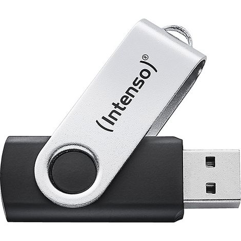 Intenso USB 128GB OFFICE LINE 3.2 Gen1 Silver-Black unità flash USB USB tipo A 3.2 Gen 1 (3.1 Gen 1) Nero, Argento (1/4)