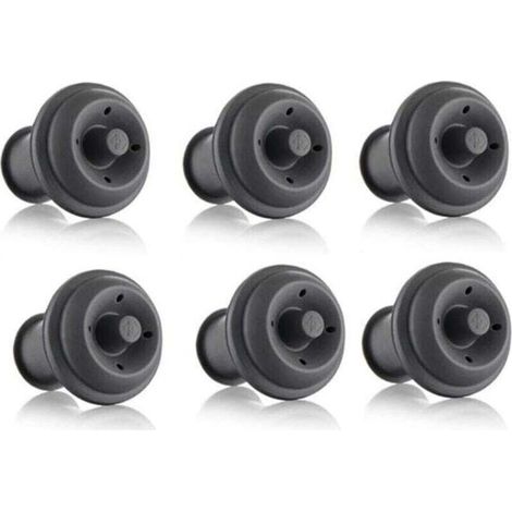 Tapones para bomba de vacío de 6 piezas - gris,
