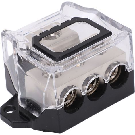 Bloc de distribution d'énergie, calibre 0 à 4, répartiteur de fil de terre, distributeur Audio pour voitures et bateaux (1/5)