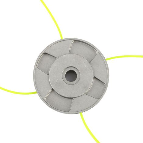 aluminium Tête de débroussailleuse Aluminium fils Tête Coupe-bordure 4 lignes Universel Tete Debroussailleuse pour Jardin,Pelouse,Patio