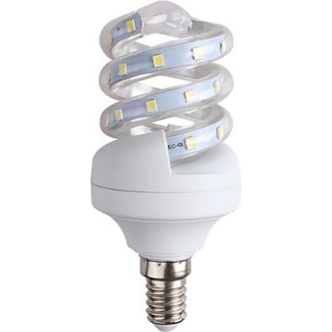 AMPOULE LED SMD 2835 5 W E14 SPIRALE BASSE CONSOMMATION LUMIÈRE FROIDE