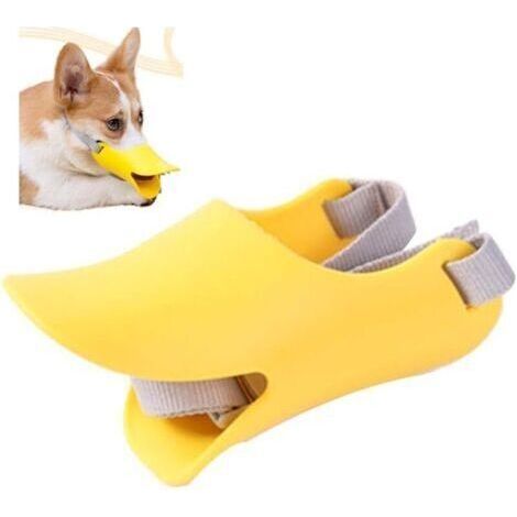Muselière,musolière Chien,Muselière pour Chien avec Silicone Bandeau Muselière pour Chien Réglable et Souple Évite Les Morsures la Mastication et Les Aboiements pour Petits Chiens (S) (1/5)
