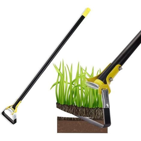 Houe de Jardin 152CM Houe à étrier pour Planter des légumes Outil de Jardinage agricole Houe à Main en Acier Inoxydable - Houe à Action réglable pour désherber/meubler Le Sol (1/4)
