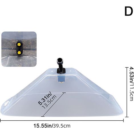 1 pièce de buse de pulvérisation électrique agricole anti-vent pour jardinage et contrôle des mauvaises herbes, tête de pulvérisation pour champs (1/4)