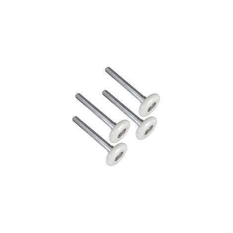 Rouleaux de porte de garage en nylon durable avec un axe de 4,5 cm à 12,0 cm de long (lot de 4 (rouleau de porte de garage de 120 mm, 4 pièces)) (1/2)
