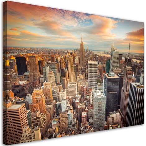 Quadro su tela, Panorama New York City - 100x70 (1/5)