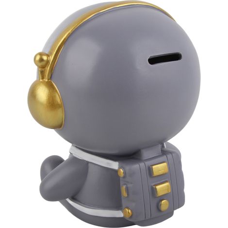 Lampe de nuit astronaute adorable, tirelire décorative pour chambre d'enfant, cadeau d'anniversaire garçon fille, décoration de bureau gris