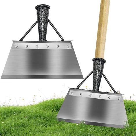 Pala multifunzionale per la pulizia del giardino, attrezzo multifunzionale per diserbare, pala multifunzionale piatta in acciaio per diserbare, attrezzo agricolo per diserbare il giardino, diserbo (1/5)