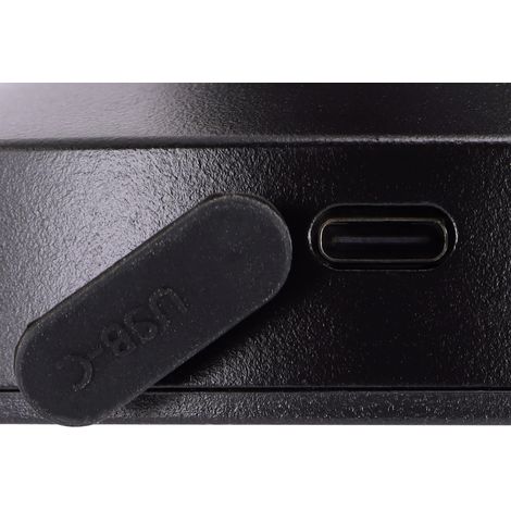 Lampe de table LED tactile USB-C HANTLA Struhm noire design moderne 2,5 W IP20 (1/4)