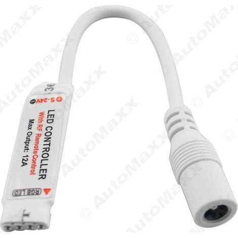 5V-24V Car Wireless LED Light Remote Control Controller, Car Mini RF RGB Controller Dimmer (1/4)