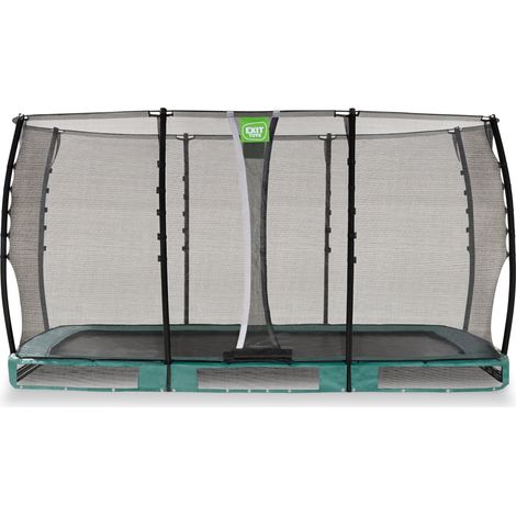 EXIT Allure Classic Bodentrampolin 214x366cm - grün