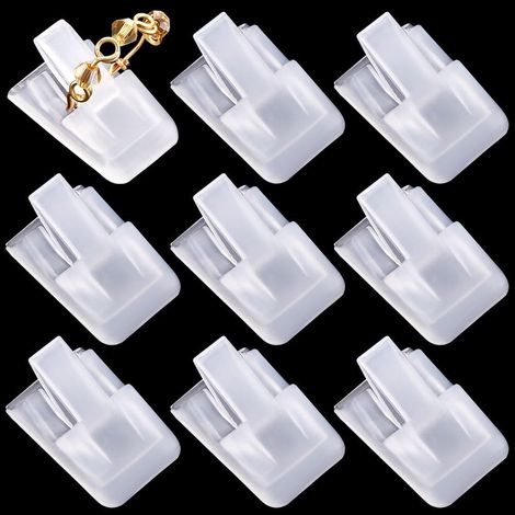 39pcs Plastic Ring Display Stand Clear Ring Holder Rectangle Ring Display Storage Showcase Jewelry Organizer for Jewelry Tours Wedding Rings (1/5)