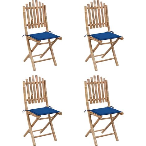 Maison Exclusive - 5-tlg. Garten-Essgruppe mit Kissen Klappbar Ba