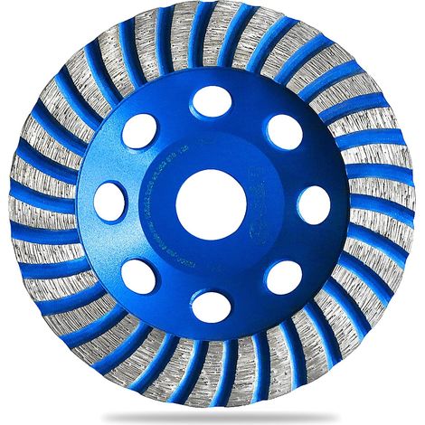 Disque Diamant 125 Poncage Béton Meule diamantée 125mm Surfacage Ciment Marbre Granit Pierre Briques Maçonnerie Plâtre Chape Disque Meuleuse Béton 125mm (1/5)