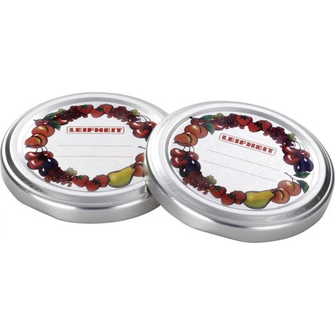 Leifheit Deckel für Marmeladenglas 10 Stück Haushaltshelfer
