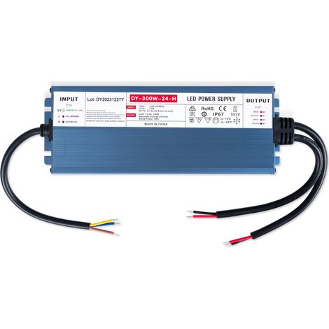 Alimentatore slim a tenuta stagna 300W 24V - 12,5A - IP67