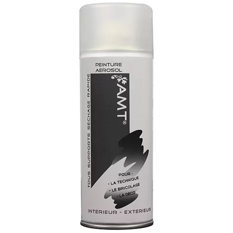 Peinture aérosol - AMT - Vernis mat - 400 ml - Peinture acrylique - Tous supports
