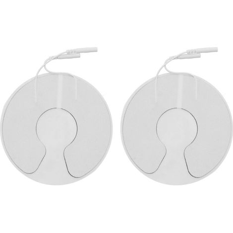 TENS-Brustelektroden, 11 cm, 2er-Packung für Elektrostimulation und Muskelmassage (1/5)