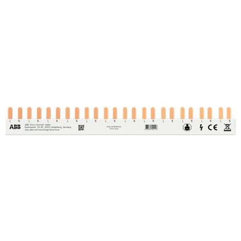 ABB PSX1/24N RAIL DE PHASE FLEXLINE 1P+N 24 BROCHES 12 TE 10 MM² 2CDL210180R1024