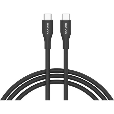 Canyon Cable CC60SC10 C-C 60W 1m Silicone Nero (1/3)