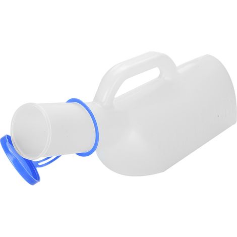 Bouteille d'urine portable de 1000 ml avec couvercle pour l'extérieur, pour enfants et adultes, pour toilettes mobiles. (1/5)