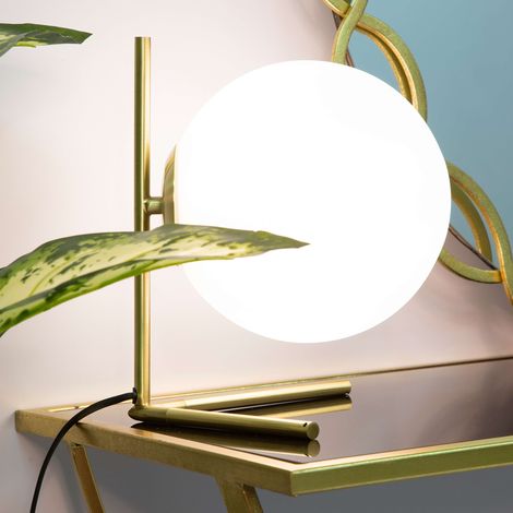 Paraty Tischlampe, Benötigt 1 Glühbirne, Fassung e14, Manueller Schalter, Mattweiß (1/5)