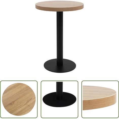 Bistrotisch Hellbraun - Bistrotisch Hellbraun 60 cm MDF (1/5)
