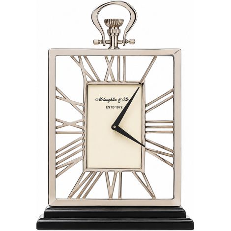ARPIMEX Orologio Metallico da Tavolo 10 x 30 x 44 Cm
