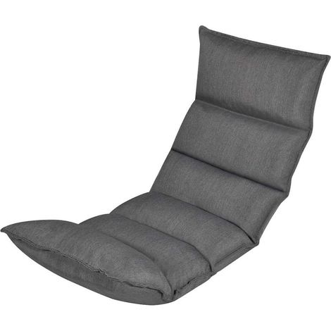 Bodensessel Grau Stoff vidaXL (1/5)