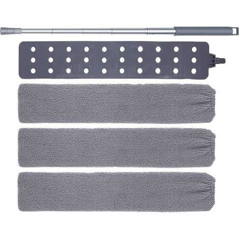 Plumeau pour Dessous de Meubles - Balai Plat Lavable - Nettoyeur de