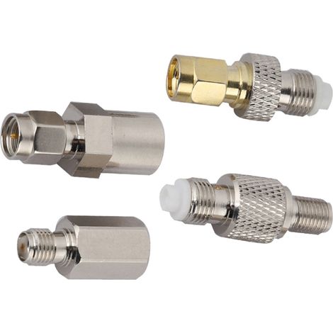 Adaptateur FME-SMA 4 Pièces pour Antenne DAB Câble Coaxial Convertisseur