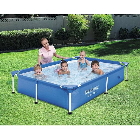 BESTWAY PISCINE RETTANGOLARE 221X150 H43 56401 (1/4)