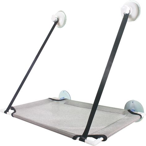 Hamac fenêtre chat perchoir ventouses lit gain place toutes tailles (1/4)