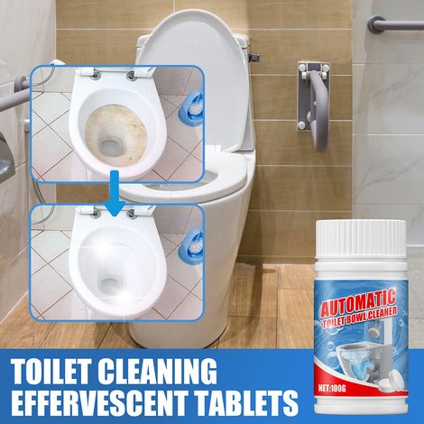 Comprimés Détartrants pour Toilettes - Nettoyant Désodorisant et Désinfectant Maison