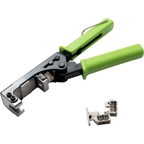 Pince à Châsser pour Module Réseau RJ45 Cat5e/Cat6, Outil de Sertissage 180 Degrés Compatible AMP, Pince d'Insertion pour Prise Murale Ethernet (1/4)