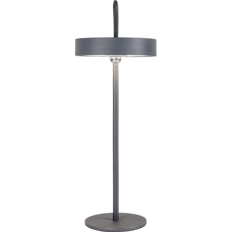 Naeve ELLA Wiederaufladbare dimmbare integrierte LED-Tischlampe Grau 3000K IP54 Berührungssensor (1/5)