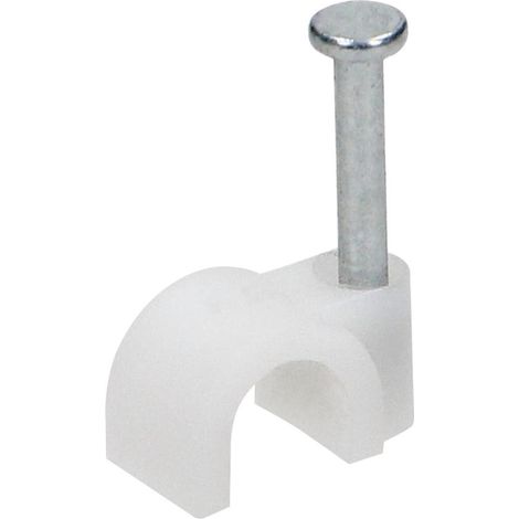 Attache Cable Ronde pour Fixer des Fils Support Cable en synthétique (1/4)