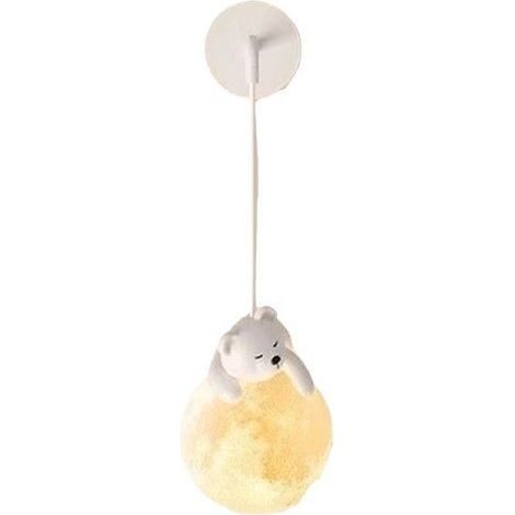 Applique murale câblée pour chambre d'enfant,animaux de ours (1/5)