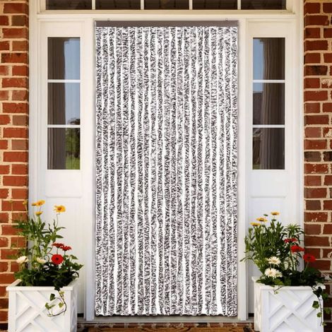 Moustiquaire Marron et beige 90x200 cm Chenille (1/5)