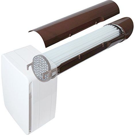 La ventilation v-eco100pl Recuperateur de chaleur a double flux, longueur 46 cm