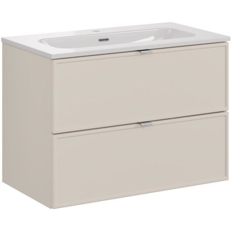 Meuble vasque à encastrer à tiroirs 80 cm - Sublima Cashmere - Livraison gratuite